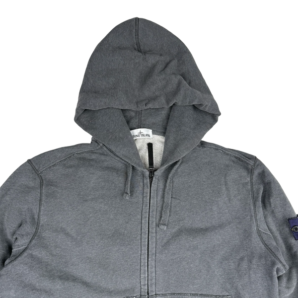 Stone Island Grey 2017 Zipped Hoodie - XL