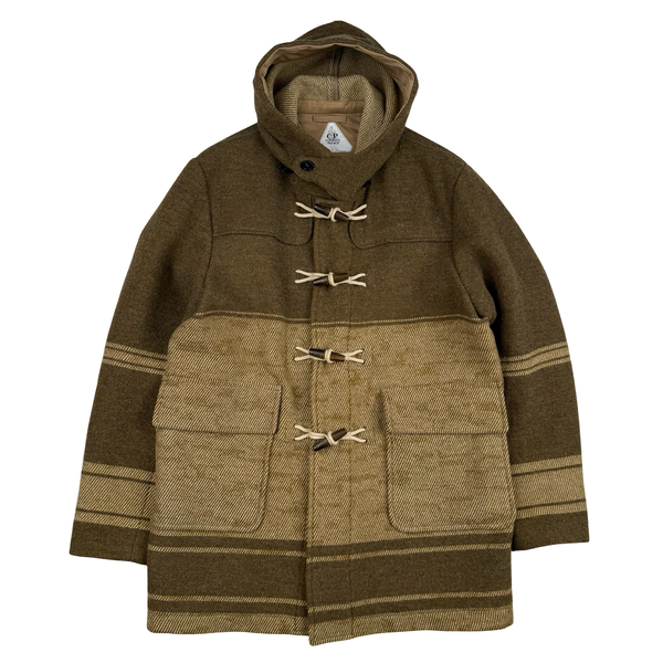 C.P. Company x Palace Rubber Wool Brown Duffel Jacket - Large