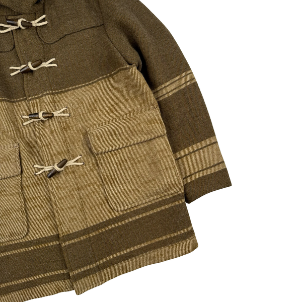 C.P. Company x Palace Rubber Wool Brown Duffel Jacket - Large