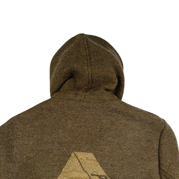 C.P. Company x Palace Rubber Wool Brown Duffel Jacket - Large