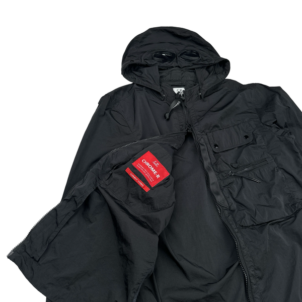 CP Company Black Chrome Goggle Jacket - Medium