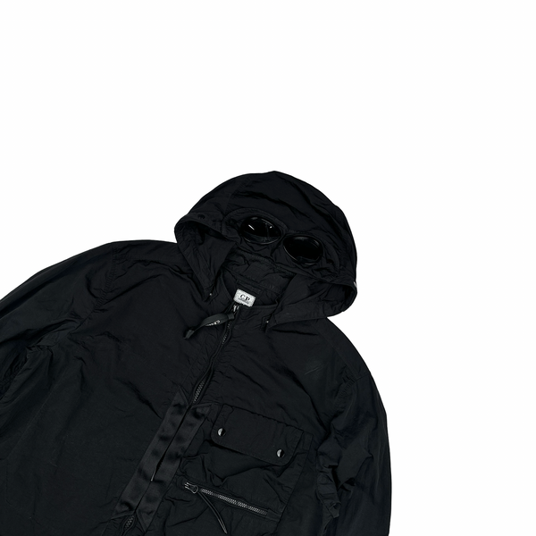 CP Company Black Chrome Goggle Jacket - Medium