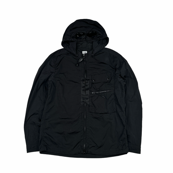 CP Company Black Chrome Goggle Jacket - Medium
