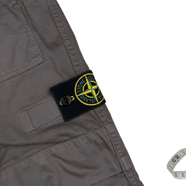 Stone Island 2005 Grey Baggy Cargo Trousers - Medium (48)
