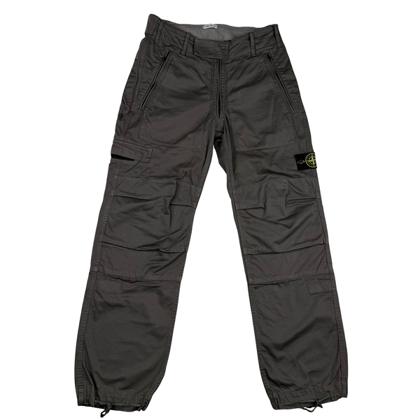 Stone Island 2005 Grey Baggy Cargo Trousers - Medium (48)