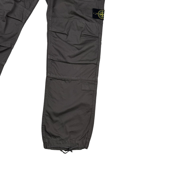 Stone Island 2005 Grey Baggy Cargo Trousers - Medium (48)
