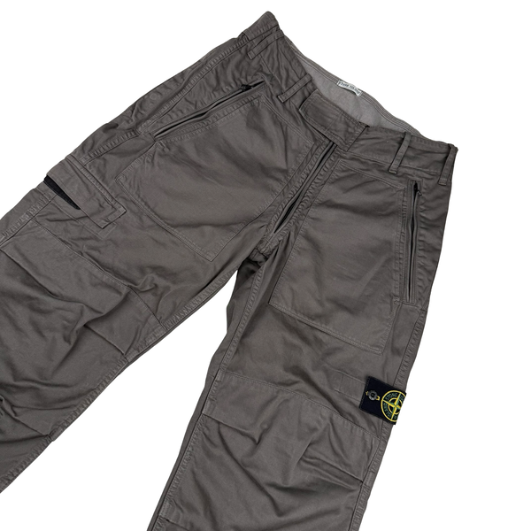 Stone Island 2005 Grey Baggy Cargo Trousers - Medium (48)