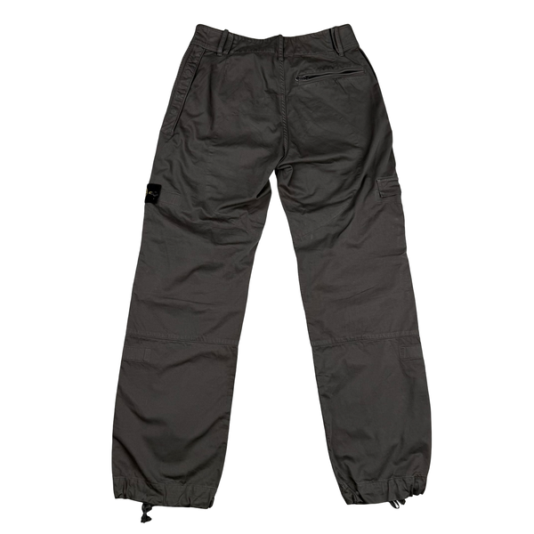 Stone Island 2005 Grey Baggy Cargo Trousers - Medium (48)