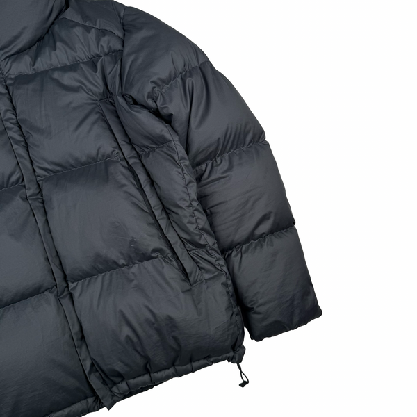 Snow Peak Black Down Hooded Puffer Jacket - Medium