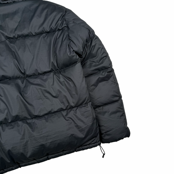 Snow Peak Black Down Hooded Puffer Jacket - Medium