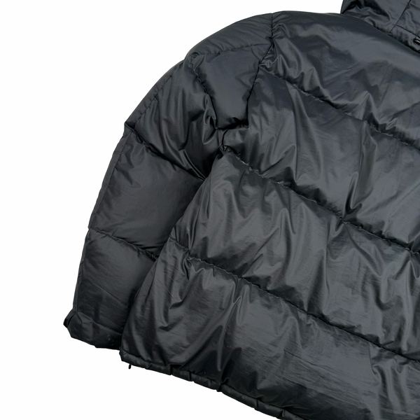 Snow Peak Black Down Hooded Puffer Jacket - Medium