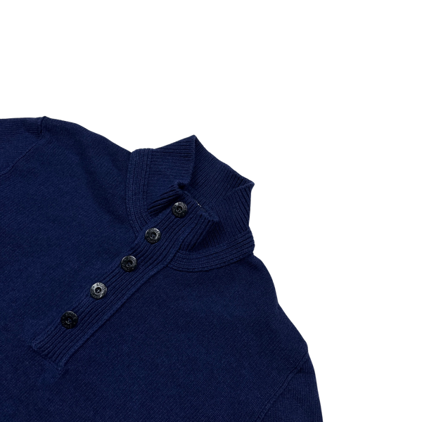 Stone Island 2013 Blue Pullover Knit Jumper - 3XL