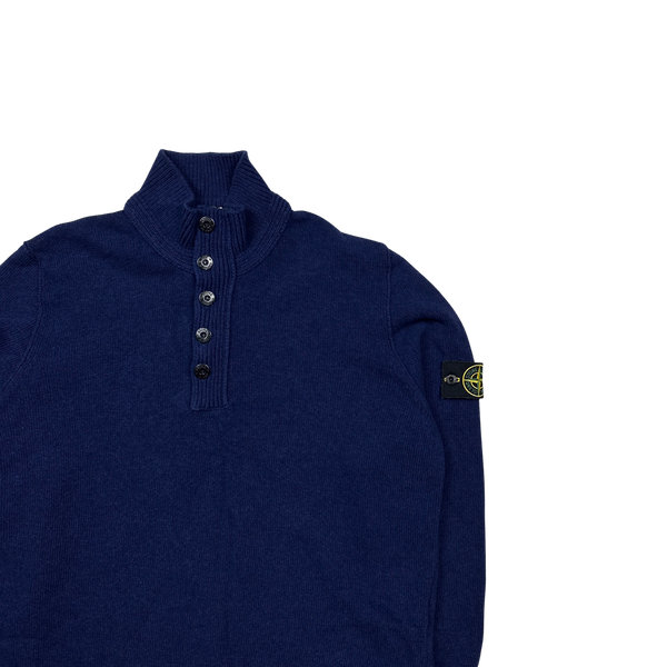 Stone Island 2013 Blue Pullover Knit Jumper - 3XL