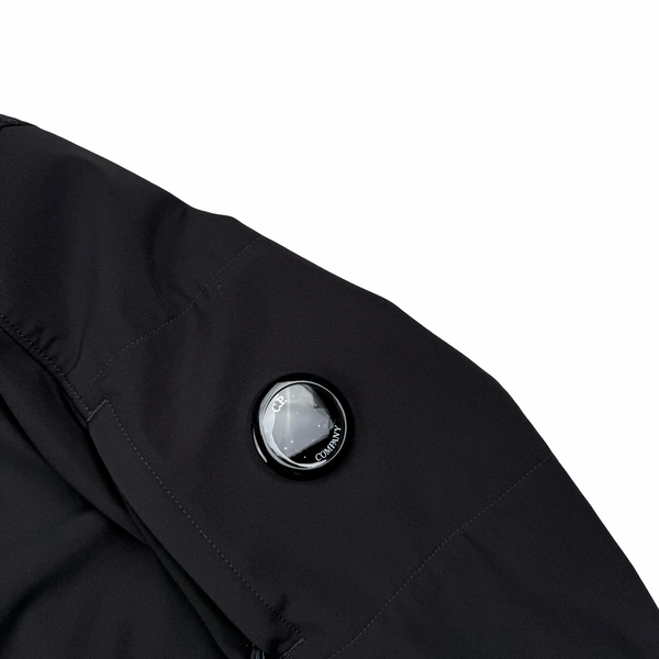 CP Company Black Fishtail Parka Soft Shell - Small (46)