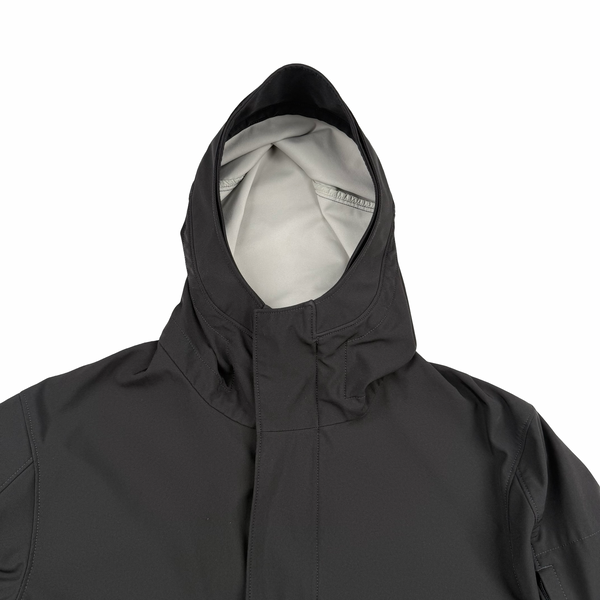 CP Company Black Fishtail Parka Soft Shell - Small (46)