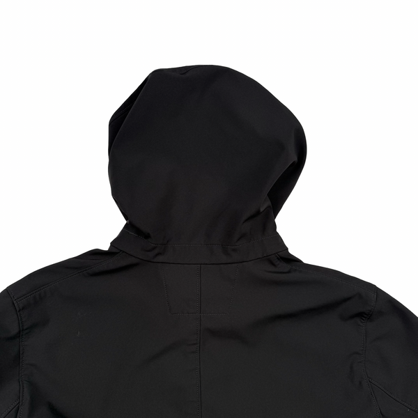 CP Company Black Fishtail Parka Soft Shell - Small (46)
