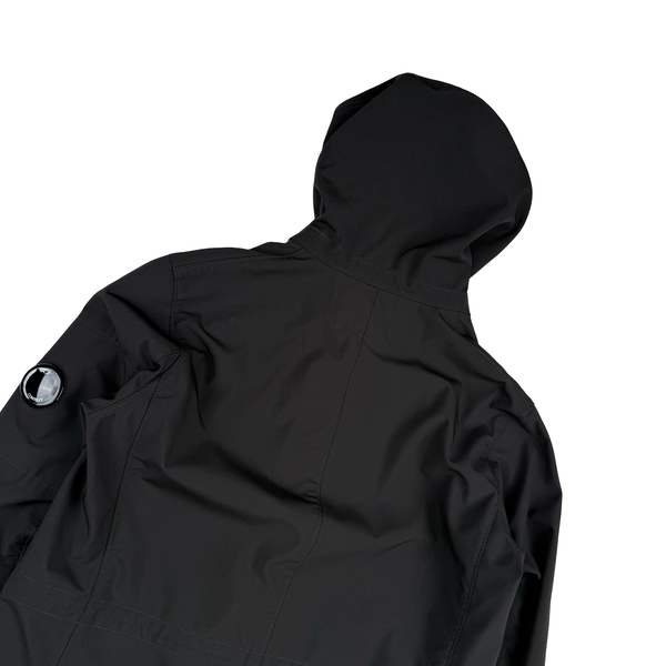 CP Company Black Fishtail Parka Soft Shell - Small (46)