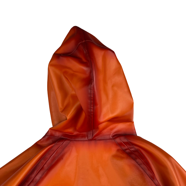 CP Company Orange Bi-FILM Garment Dyeing Pocketed Fisherman Jacket - Large