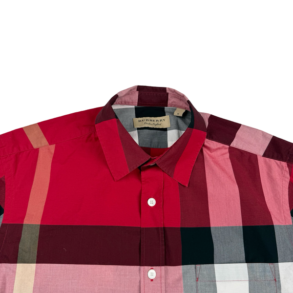 Burberry Nova Check Button Up Shirt - Medium