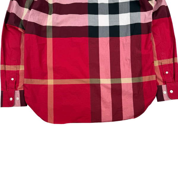 Burberry Nova Check Button Up Shirt - Medium
