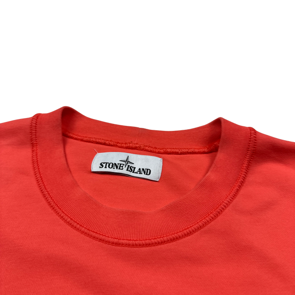 Stone Island 2020 Peach Cotton Sweatshirt - Medium
