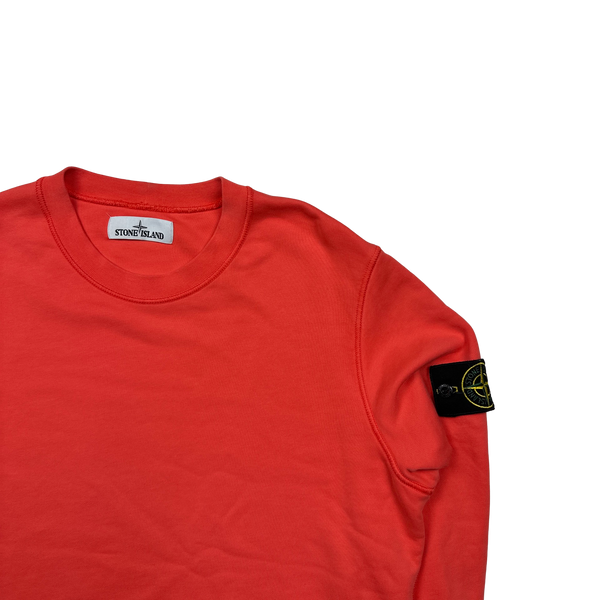 Stone Island 2020 Peach Cotton Sweatshirt - Medium