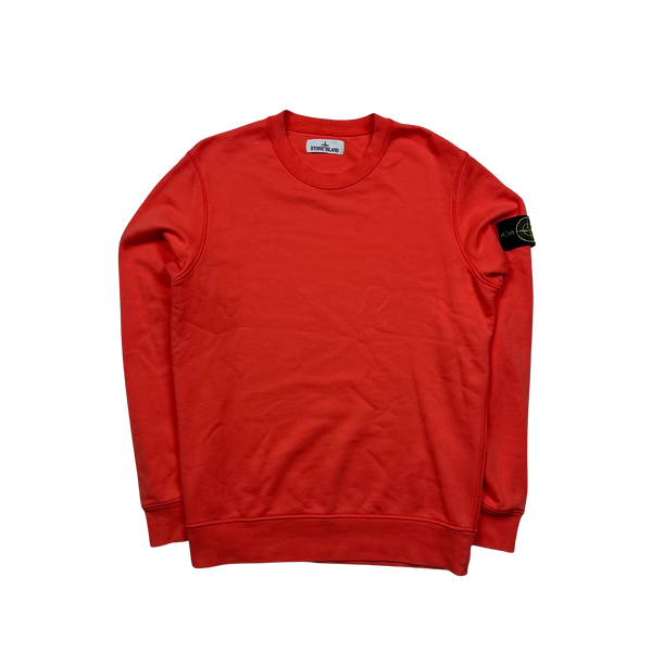 Stone Island 2020 Peach Cotton Sweatshirt - Medium