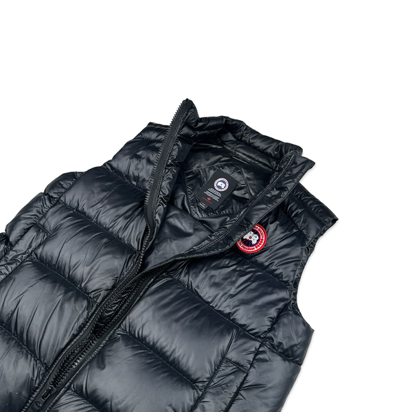 Canada Goose Black Down Filled Gilet - Small
