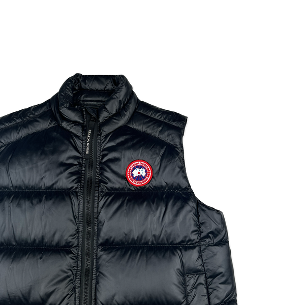 Canada Goose Black Down Filled Gilet - Small