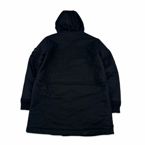 Stone Island 2018 Black Panno 4L Stretch Parka Jacket - Small