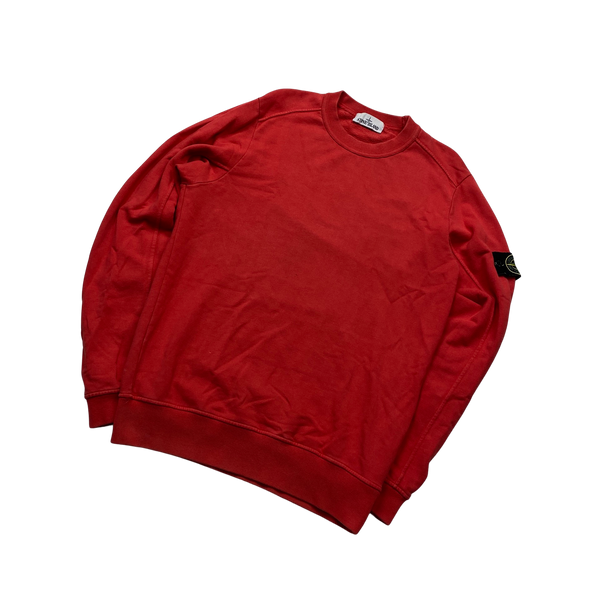 Stone island sweater red 2025