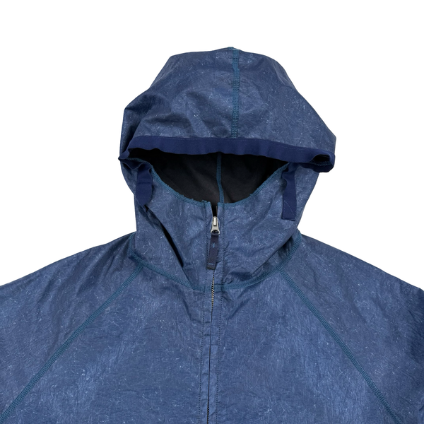 Stone Island Vintage 2001 Laminated Webbing Spalmantura Hooded Jacket - XL
