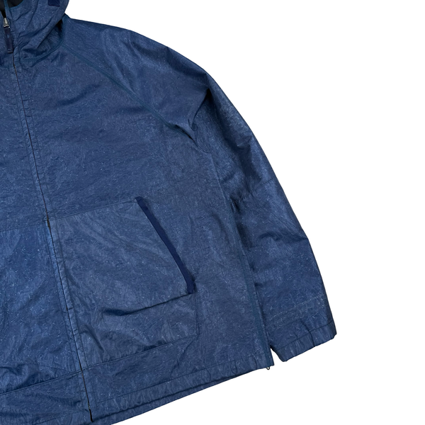 Stone Island Vintage 2001 Laminated Webbing Spalmantura Hooded Jacket - XL
