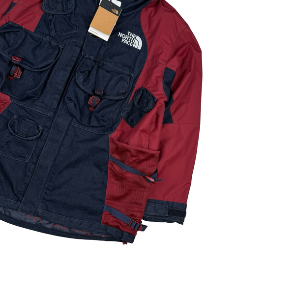 North Face Indigo Wash Denim Cordura Coolmax Sample Jacket - Large