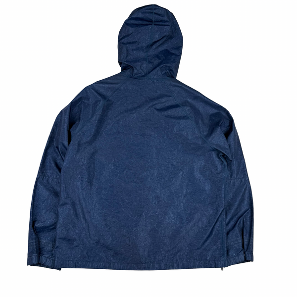 Stone Island Vintage 2001 Laminated Webbing Spalmantura Hooded Jacket - XL