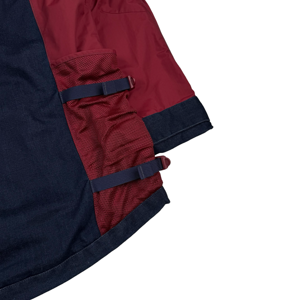 North Face Indigo Wash Denim Cordura Coolmax Sample Jacket - Large