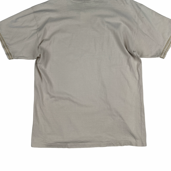 Stone Island Vintage Compass Centre Spellout Cotton T-Shirt - Large