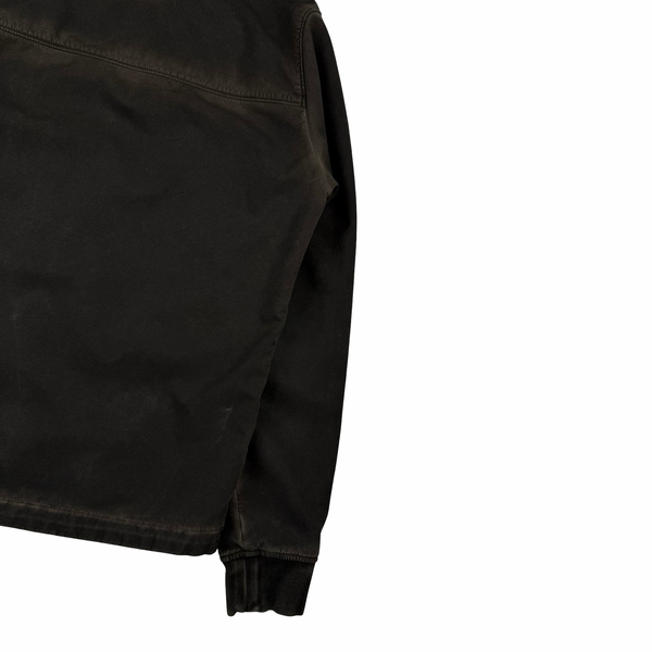 CP Company Khaki Brown Re-Colour Shell Goggle Hooded Fleece Lined Jacket - Medium
