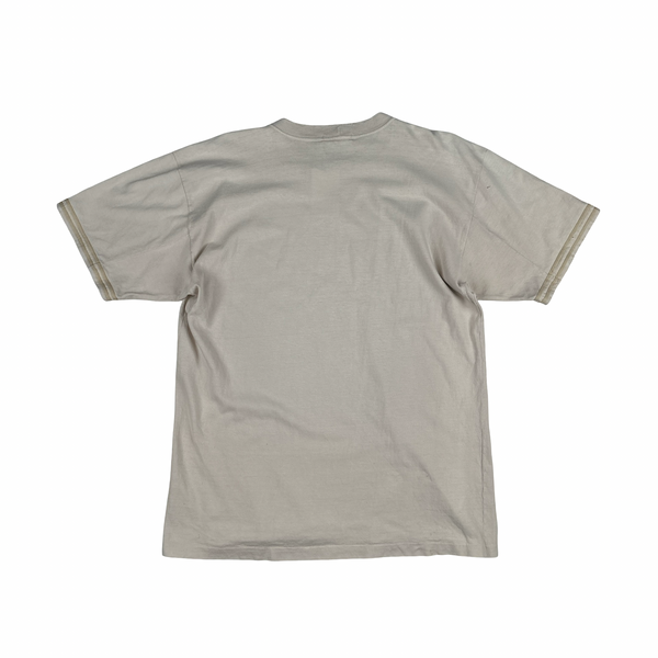 Stone Island Vintage Compass Centre Spellout Cotton T-Shirt - Large