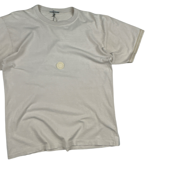 Stone Island Vintage Compass Centre Spellout Cotton T-Shirt - Large