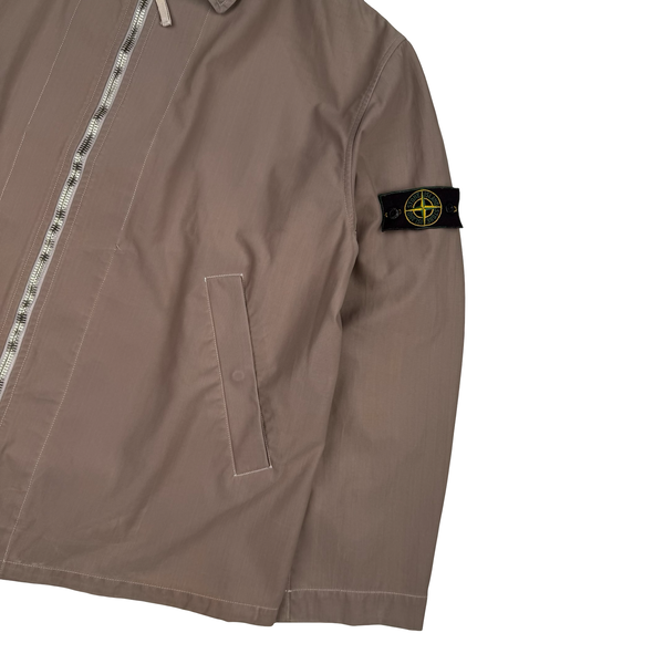 Stone Island Beige Nylon Vintage SS2000 Zipped Jacket - XL