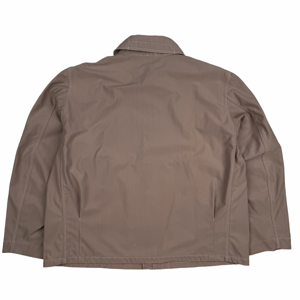 Stone Island Beige Nylon Vintage SS2000 Zipped Jacket - XL