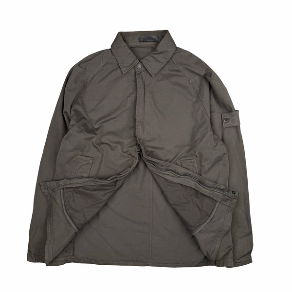 Stone Island Anthracite Grey Ghost Piece Overshirt - XL