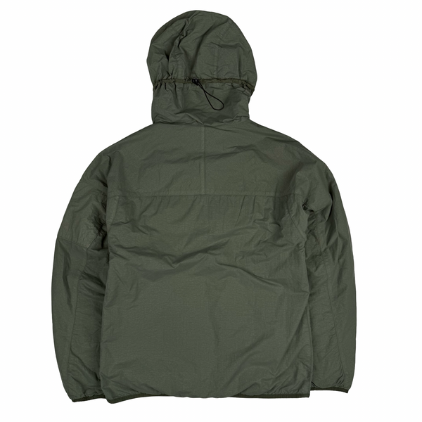 CP Company Green Flatt Nylon Hooded Lens View Jacket - Small (46)