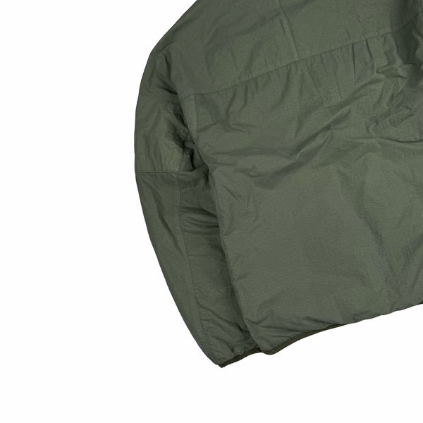 CP Company Green Flatt Nylon Hooded Lens View Jacket - Small (46)