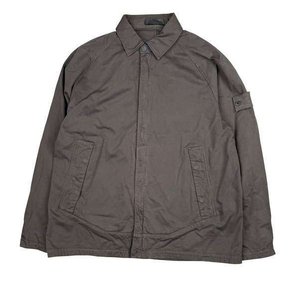 Stone Island Anthracite Grey Ghost Piece Overshirt - XL