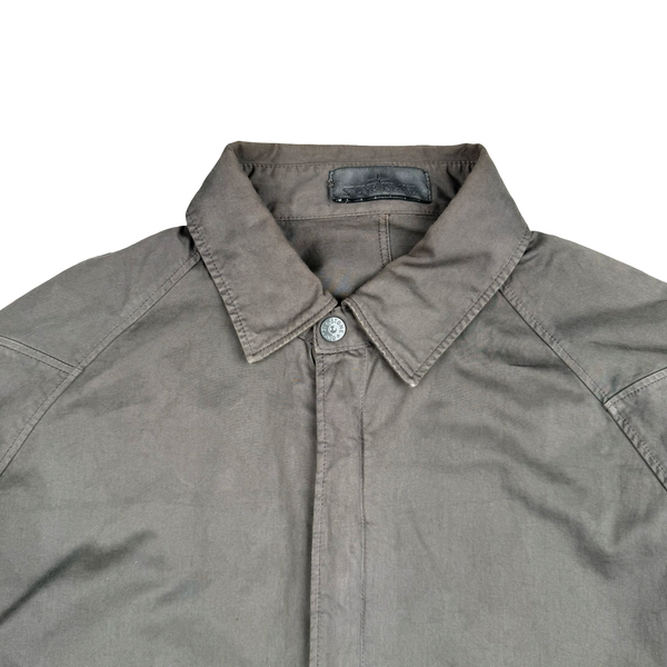 Stone Island Anthracite Grey Ghost Piece Overshirt - XL
