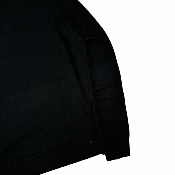Stone Island 2020 Black Cotton/Cashmere Blend Knit Jumper - Small