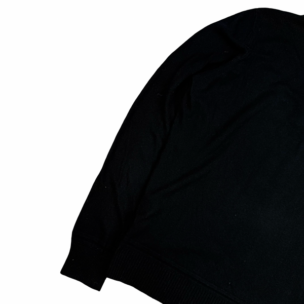 Stone Island 2020 Black Cotton/Cashmere Blend Knit Jumper - Small