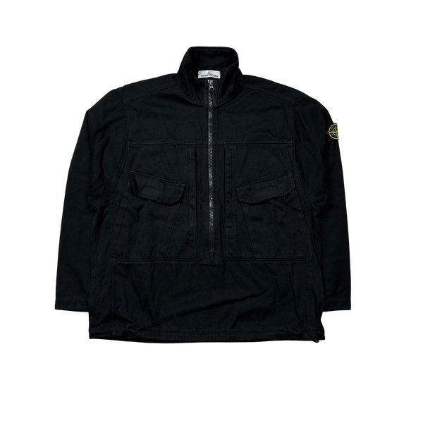 Stone Island 2021 Black Smock Overshirt Jacket - Small & Large